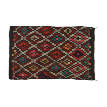 Anatolian handmade kilim rug 274 cm x 173 cm