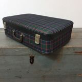 Vintage case - scottish fabric