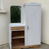 Asymmetrical Parisian Art Deco wardrobe 1930