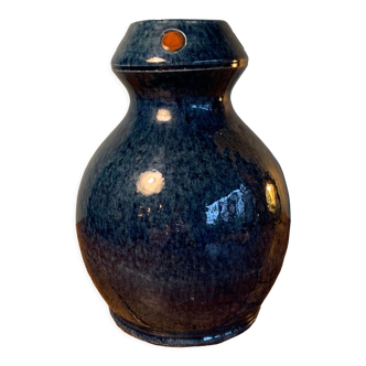 Art nouveau vase faience Thulin