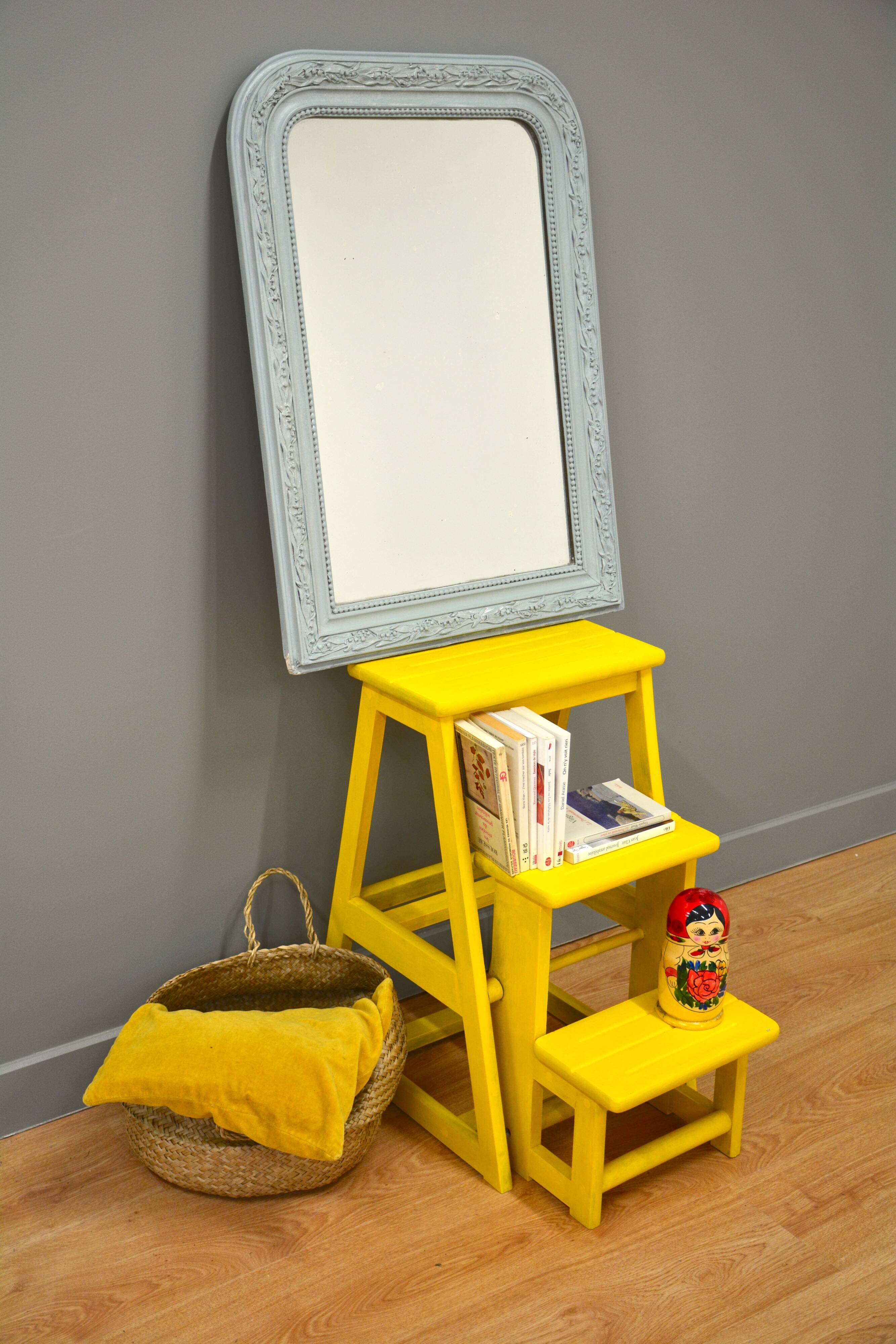 Yellow stepladder
