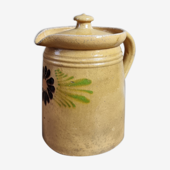 Milk pot of soufflenheim Alsace early xxe