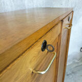 Double curtain wood binder