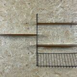 60s 70s oak string shelf module by Kajsa & Nils "Nisse" Strinning Sweden