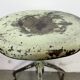 Green Industrial Iron Swivel Stool, 1960s