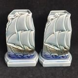 Paire vases Sarreguemines