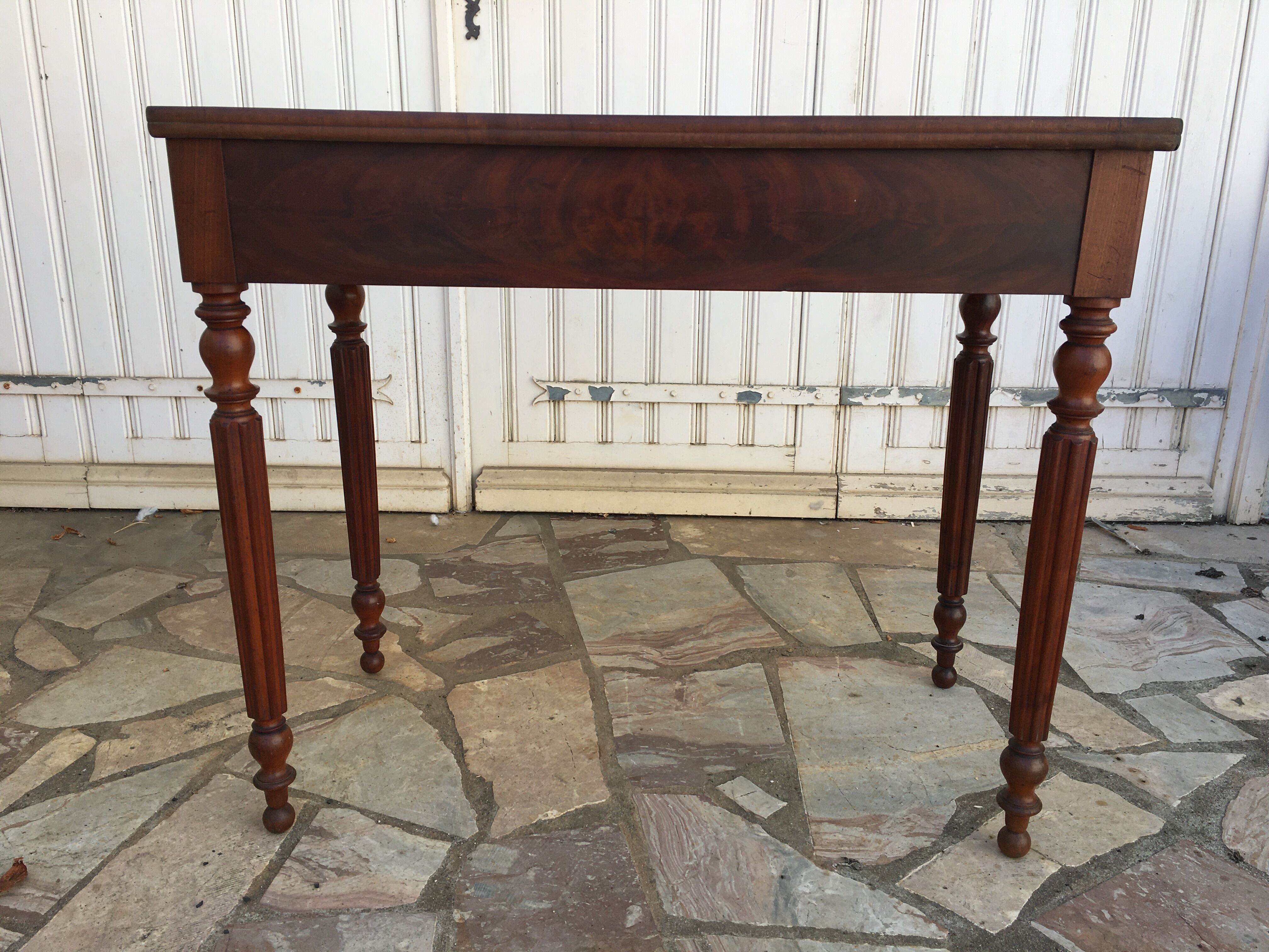 Louis Philippe console in mahogany 19th century