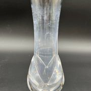 Vase signed Daum France – clear crystal