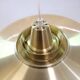 Rare David Mogensen Golden Pendant Lamp for Super Light : 1970s Scandinavia