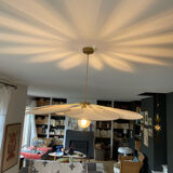 Linen and rattan suspension