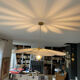 Linen and rattan suspension