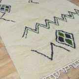 Handmade berber carpet 257 x 146 cm