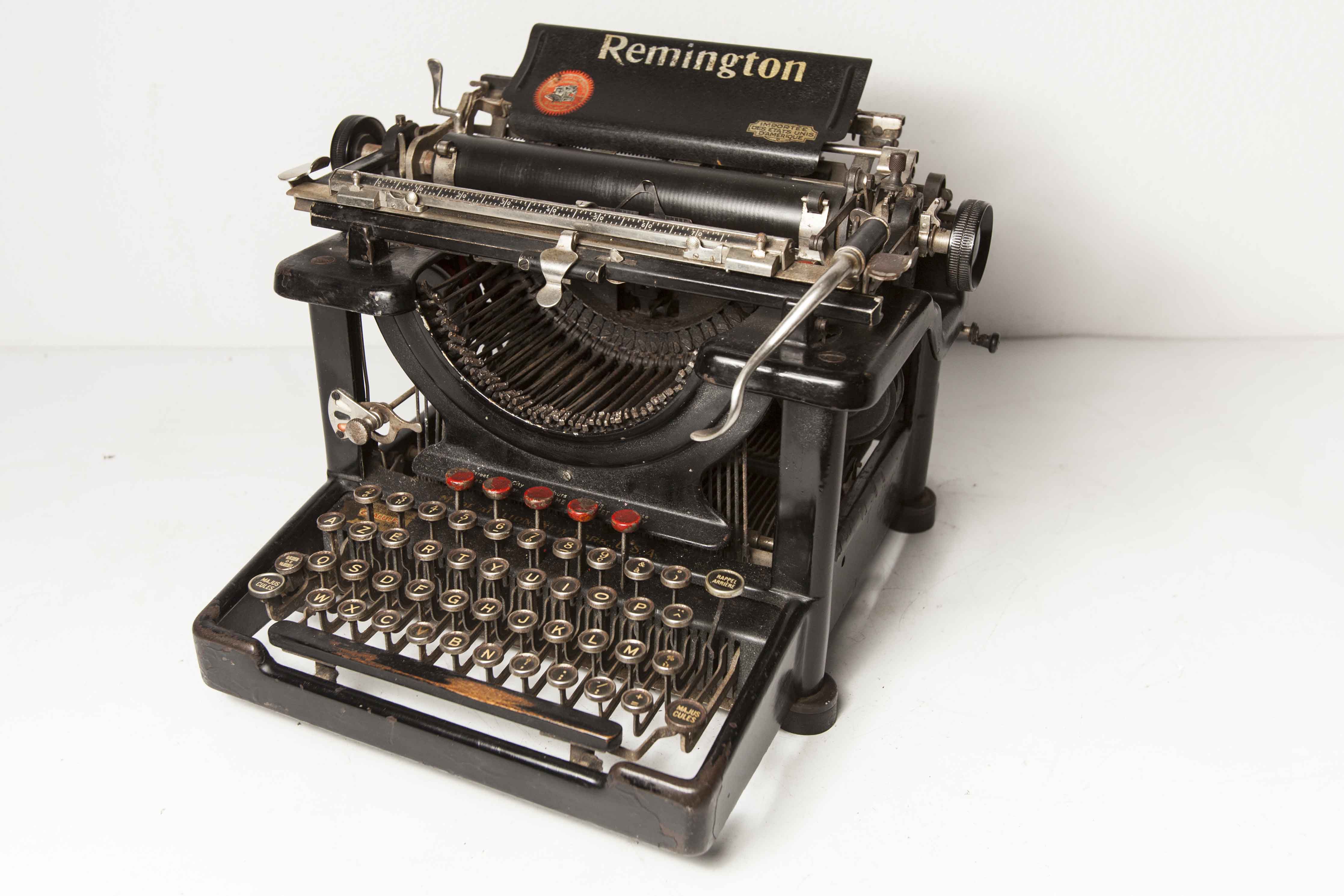 Machine à écrire Remington standard N°10 de 1909 #RA75079 fonctionnelle