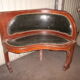 Rare pair of art deco corner seat