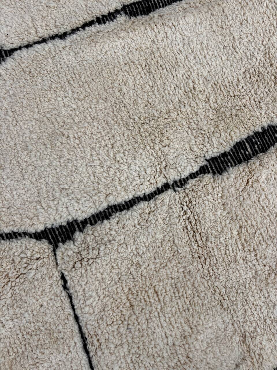 Sala - Custom black and white Moroccan Berber rug