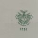 Old plate in Villeroy & Boch faience Mettlach 1562 Old Strasbourg / Alt Strassburg