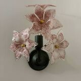 Murano floral wall lights from the 1970s