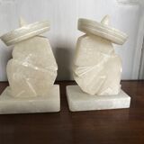 Marble bookends