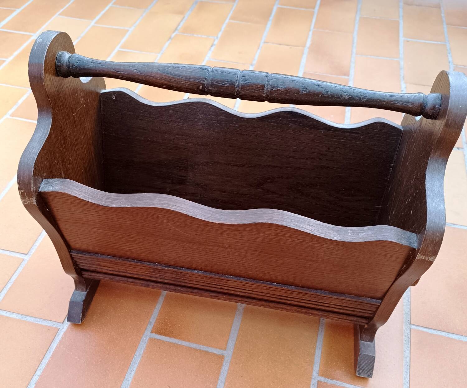 Vintage magazine rack