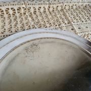 CHRISTOFLE Round Plate in silver-plated metal