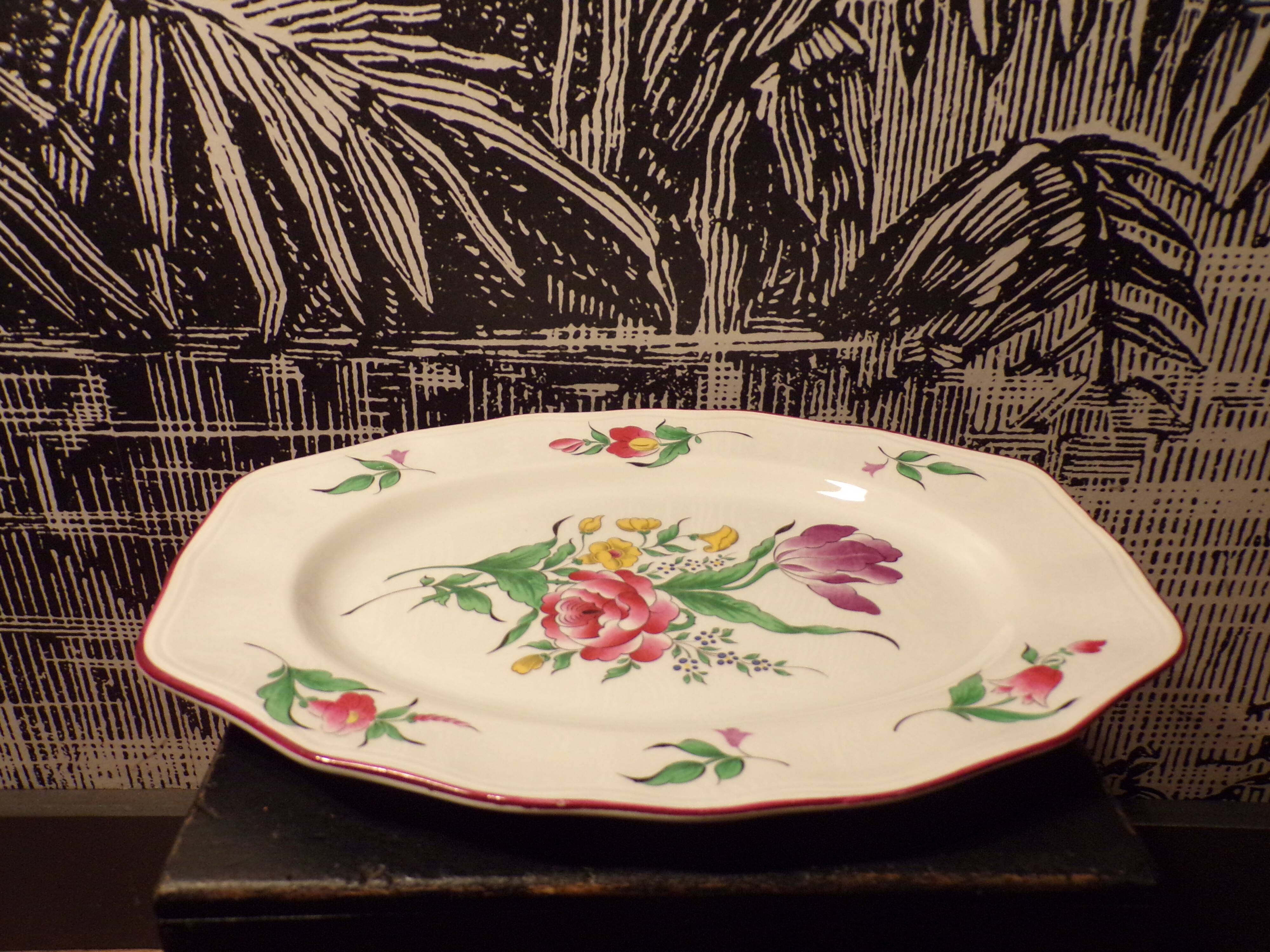 Lunéville Oval Lamp Dish 26x36cm