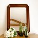 Miroir octogonal en bois