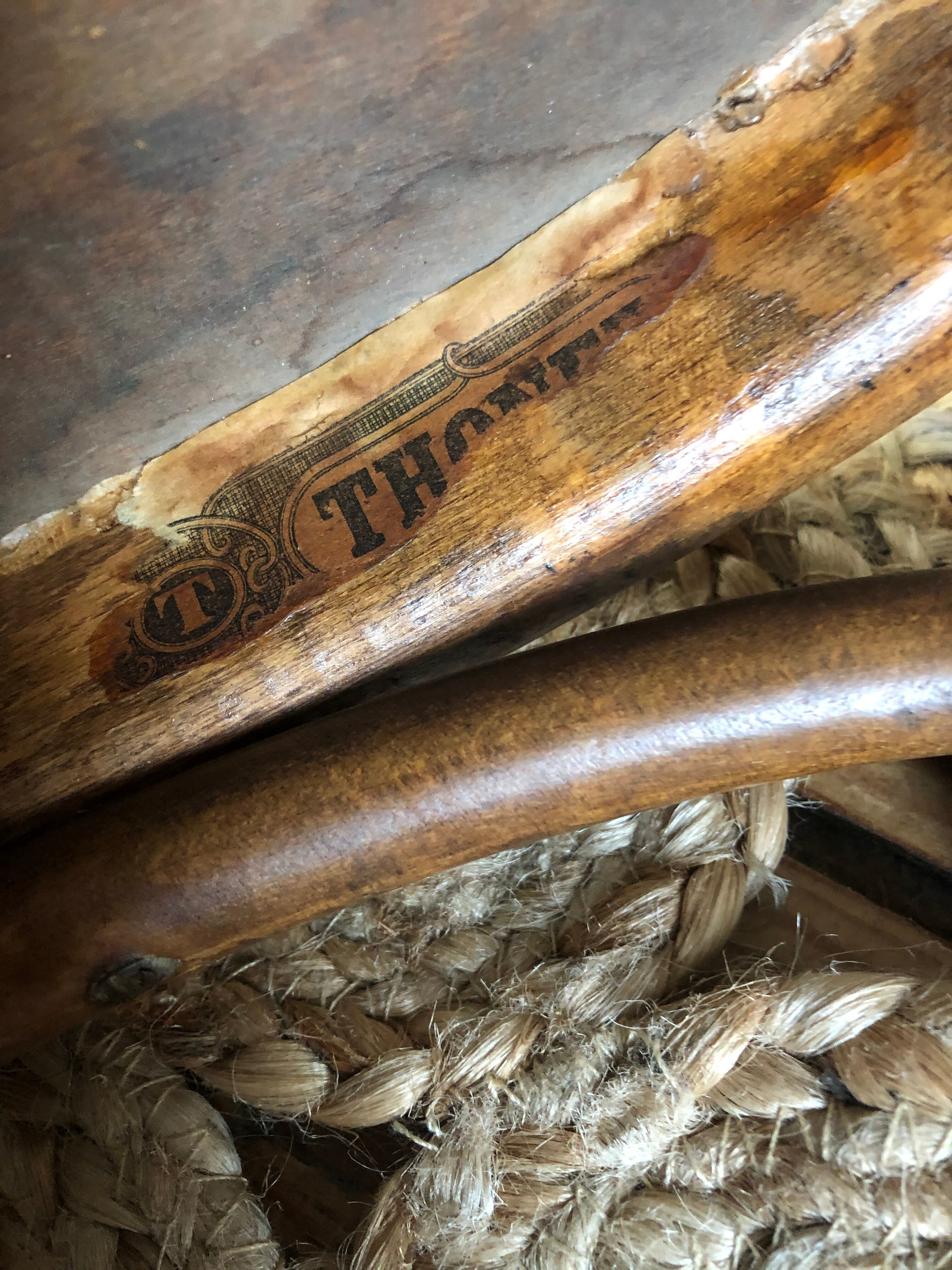 Lot of 4 chairs bistro Thonet