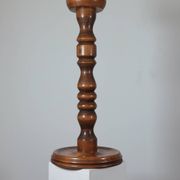 Support à fleurs en bois tourné vintage