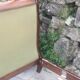 Mahogany empire bed with gooseneck 140x190