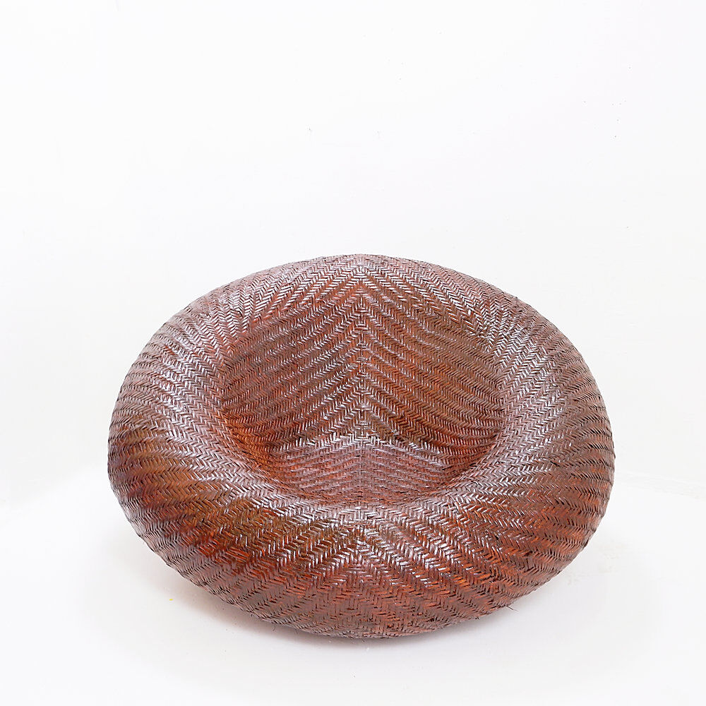 Cocoon armchair in rattan - France 1970s