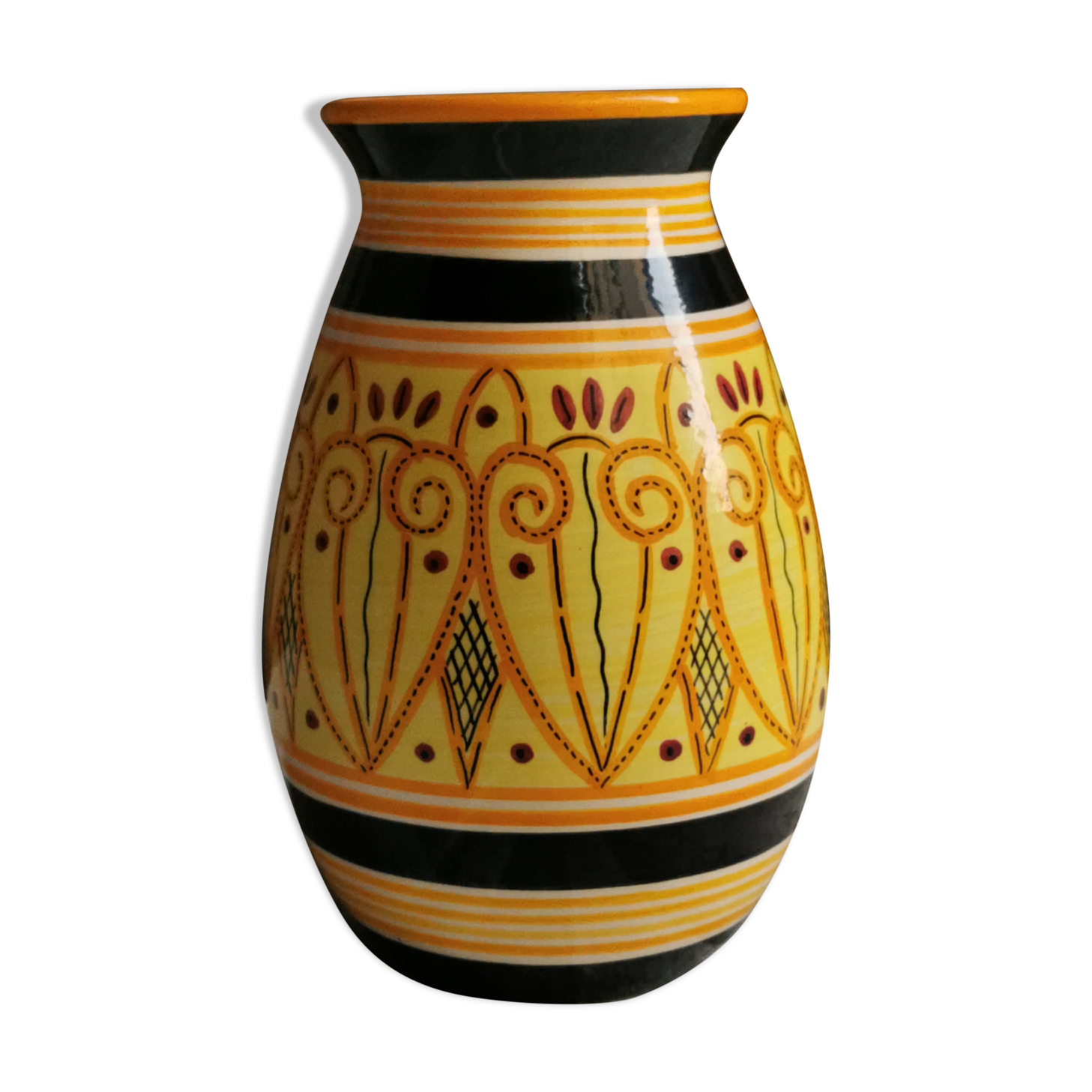 Vase en faience de quimper
