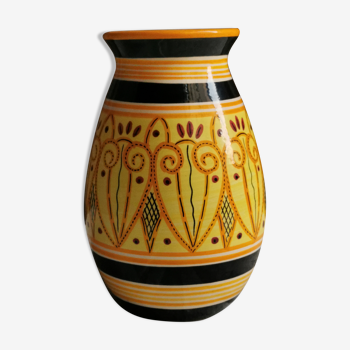 Vase en faience de quimper