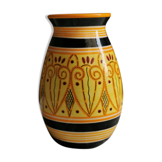 Vase en faience de quimper