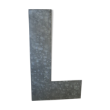 Lettre l en zinc