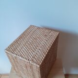 Rigid wicker/bamboo box