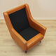 Orange armchair, Danish design, 1970s, made in Denmark