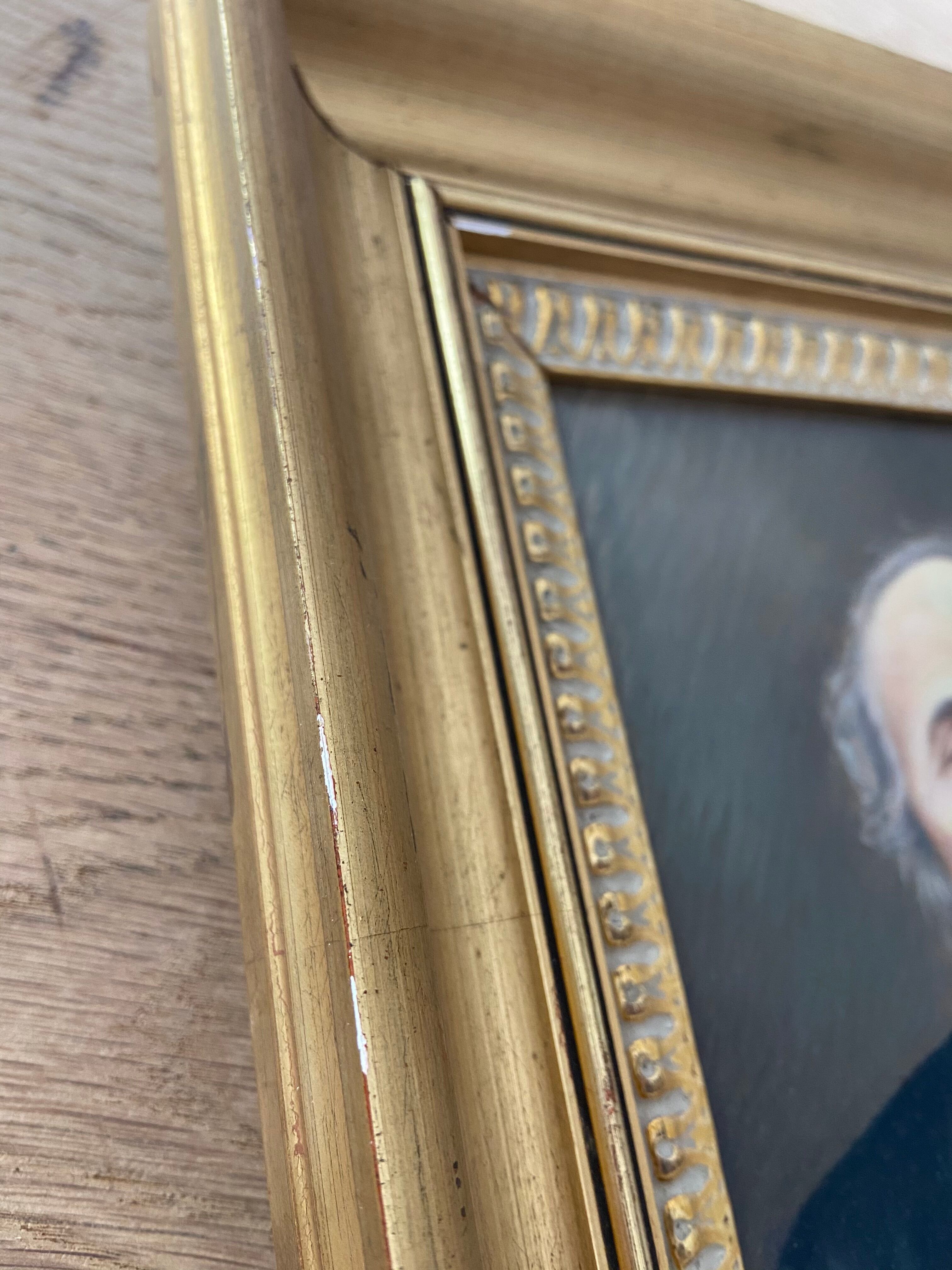 2 oil portraits, notable