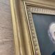 2 portraits huile, notable XIXe