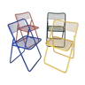 Set of four folding chairs Ted Net by Niels Gammelgaard 1970's Sweden