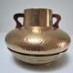 Vase pansu brass patinated vintage art deco style