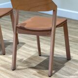 Set of Four Merano Chairs in Beech by Alexander Gufler for Ton