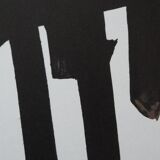 Pierre soulages: lithograph no. 28 - original lithograph