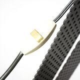 Vintage 60s design desk lamp in Matégot style