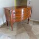 Louis XV commode - 2 drawers - floral marquetry - bronze ornament - 1950