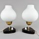 Pair of mid-century table or bedside lamps