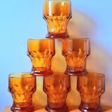 Verres ambrés Italie 1970