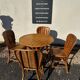 Rattan and chestnut living room