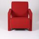 Utrecht armchair by Gerrit Reitveld edited by Cassina