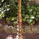 Wooden floor lamp base