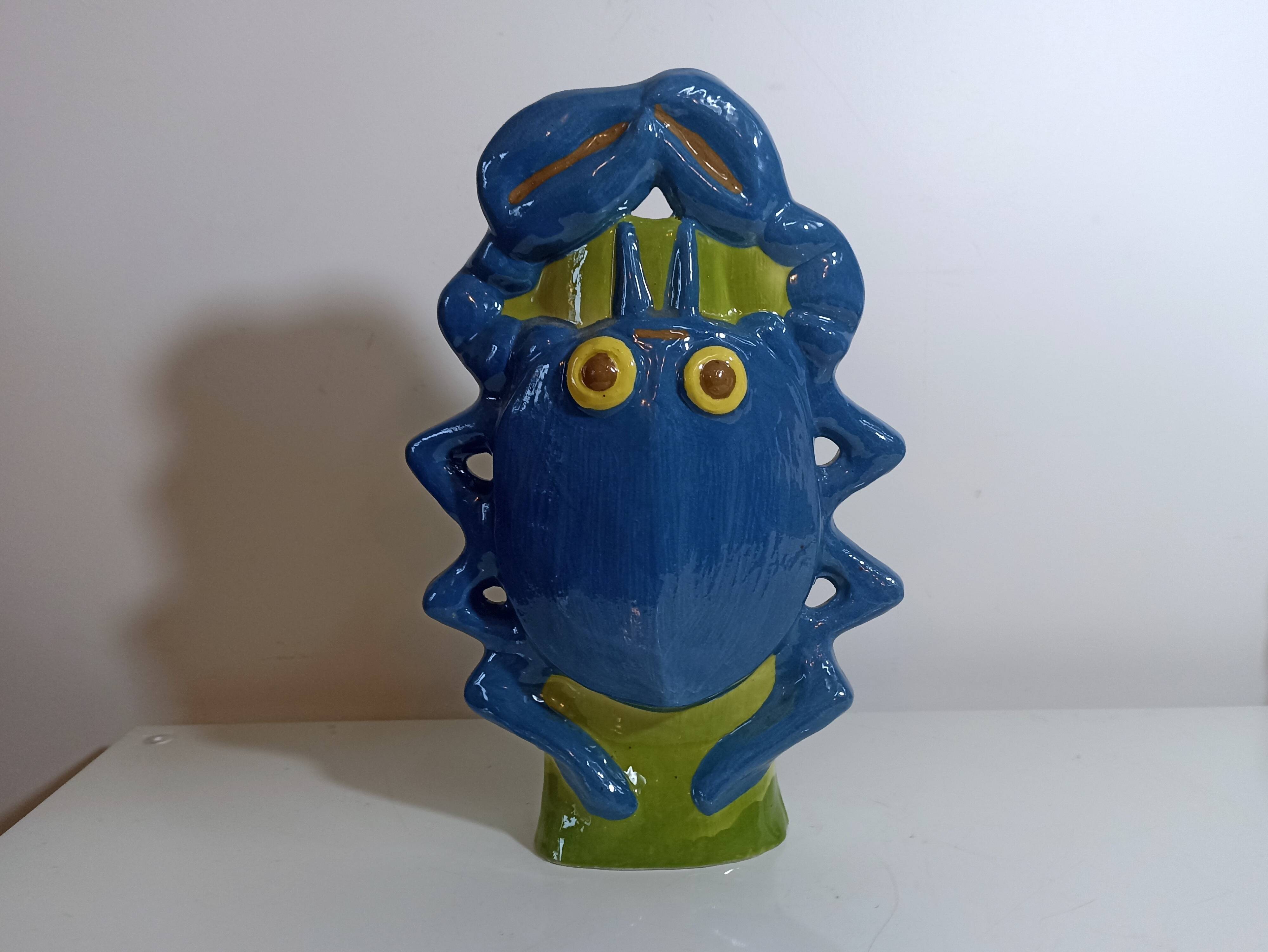 20th century designer ceramic vase Sandra Corina Paris